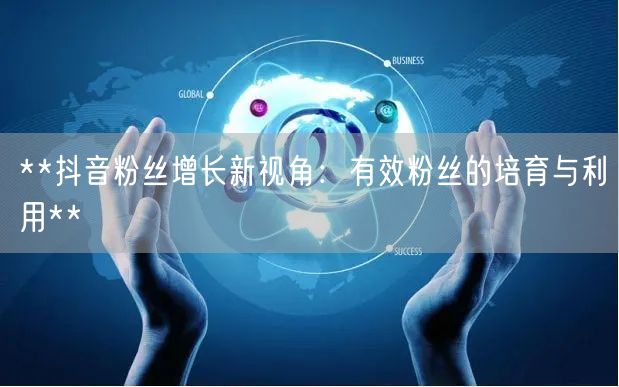 **抖音粉丝增长新视角：有效粉丝的培育与利用**