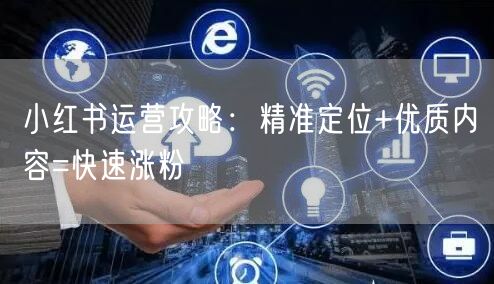 小红书运营攻略：精准定位+优质内容=快速涨粉