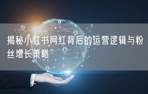 揭秘小红书网红背后的运营逻辑与粉丝增长策略