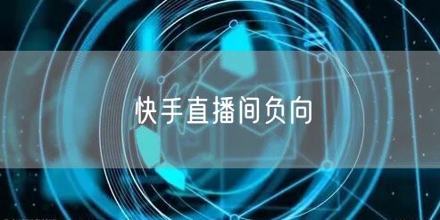 快手直播间负向