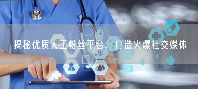 揭秘优质人工粉丝平台，打造火爆社交媒体