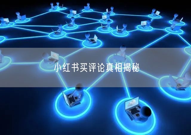 小红书买评论真相揭秘
