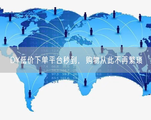 DY低价下单平台秒到，购物从此不再繁琐