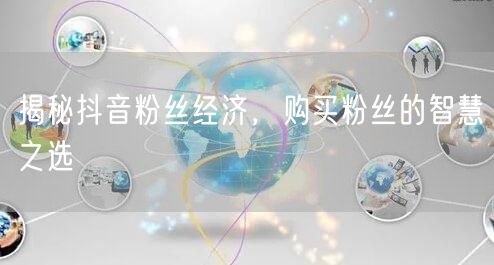揭秘抖音粉丝经济，购买粉丝的智慧之选