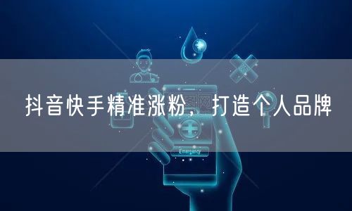 抖音快手精准涨粉，打造个人品牌