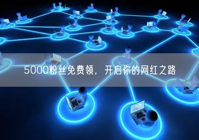 5000粉丝免费领，开启你的网红之路