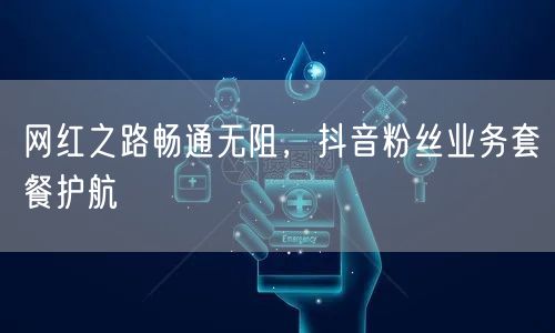 网红之路畅通无阻，抖音粉丝业务套餐护航