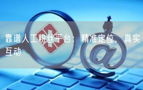 靠谱人工粉丝平台：精准定位，真实互动