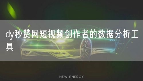 dy秒赞网短视频创作者的数据分析工具
