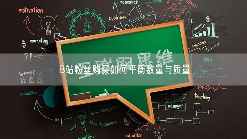 B站粉丝购买如何平衡数量与质量