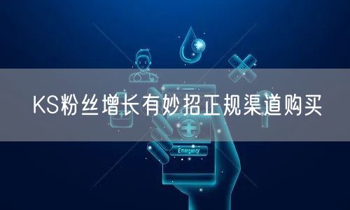 KS粉丝增长有妙招正规渠道购买