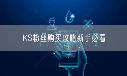 KS粉丝购买攻略新手必看