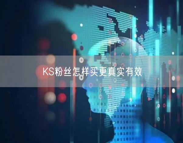 KS粉丝怎样买更真实有效