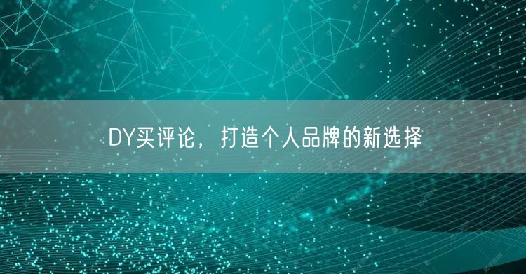 DY买评论，打造个人品牌的新选择