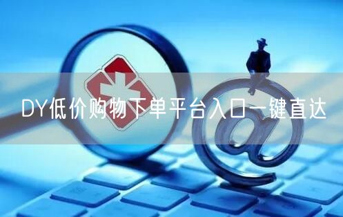DY低价购物下单平台入口一键直达