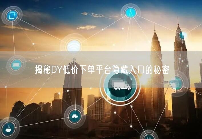 揭秘DY低价下单平台隐藏入口的秘密