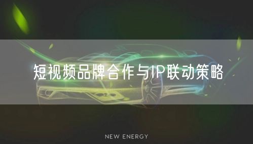 短视频品牌合作与IP联动策略