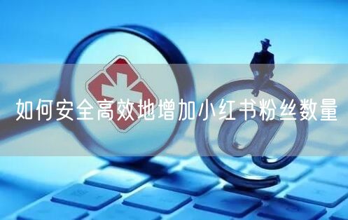 如何安全高效地增加小红书粉丝数量